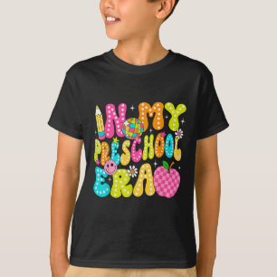 In My Preschool Era Groovy Back To School Teacher  T-Shirt