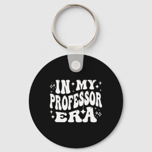 In My Professor Era College University Faculty Tea Key Ring