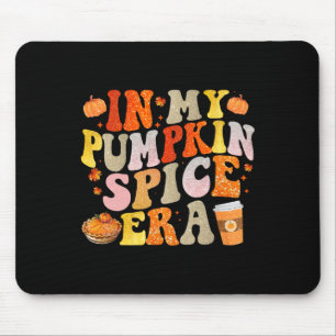 In My Pumpkin Spice Era Funny Groovy Fall Vibes Th Mouse Mat