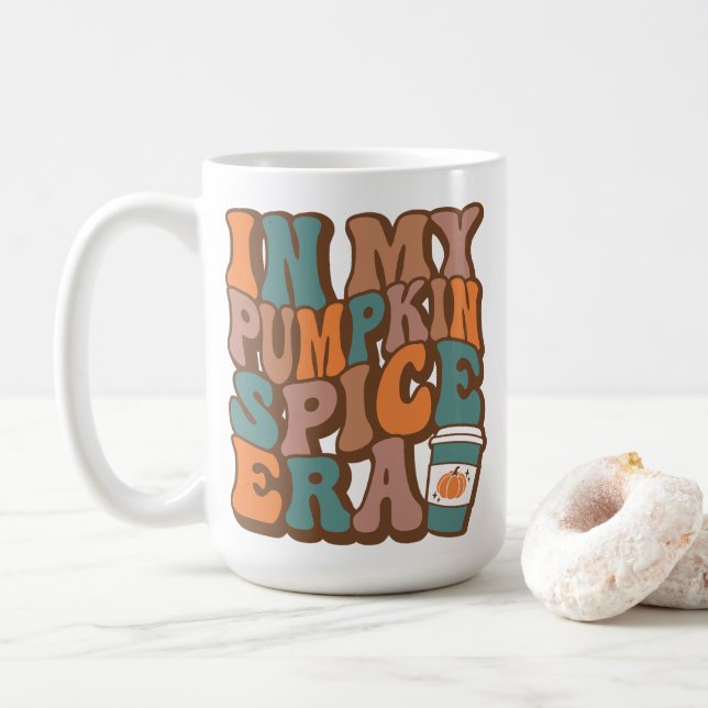 In My Pumpkin Spice Era |  Pumpkin Spice Coffee Coffee Mug (With Donut)