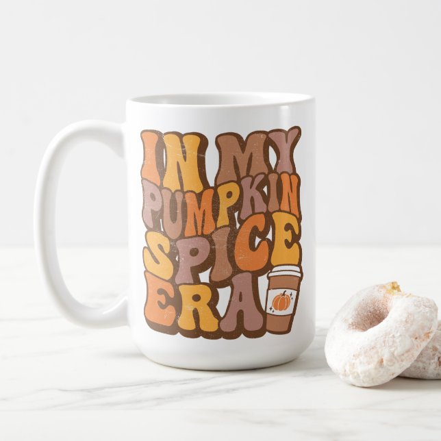 In My Pumpkin Spice Era |  Pumpkin Spice Coffee Mug (With Donut)
