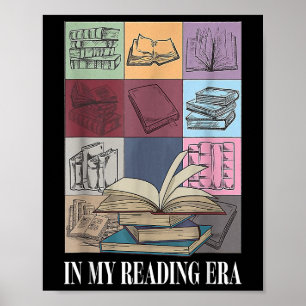In My Reading Era Bookish Book Lover Poster