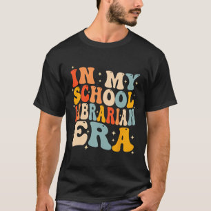 In My School Librarian Era Groovy Ck To School Boo T-Shirt