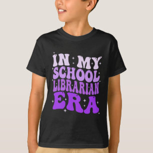 In My School Librarian Era Groovy Ck To School Boo T-Shirt
