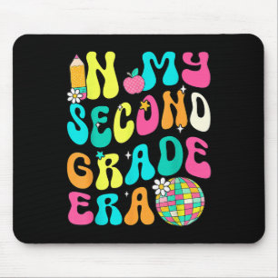 In My Second Grade Era 2nd Grade Girl Teacher Back Mouse Mat