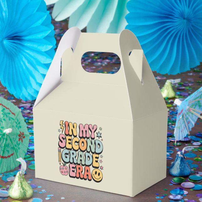 In My Second Grade Era 2nd Grade Teacher Back  Favour Box (Party)