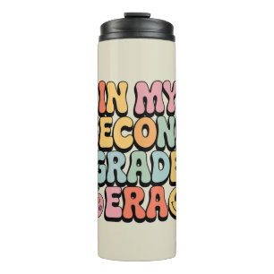 In My Second Grade Era 2nd Grade Teacher Back  Thermal Tumbler