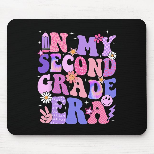 In My Second Grade Era Back To School 2nd Grade Te Mouse Mat (Front)