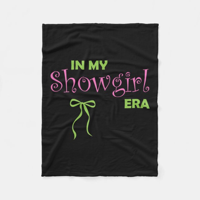 In My Showgirl Era Groovy Life Of A Showghoul Hall Fleece Blanket (Front)
