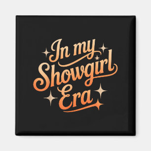 In My Showgirl Era Retro Western Cowgirl Sparkle A Magnet