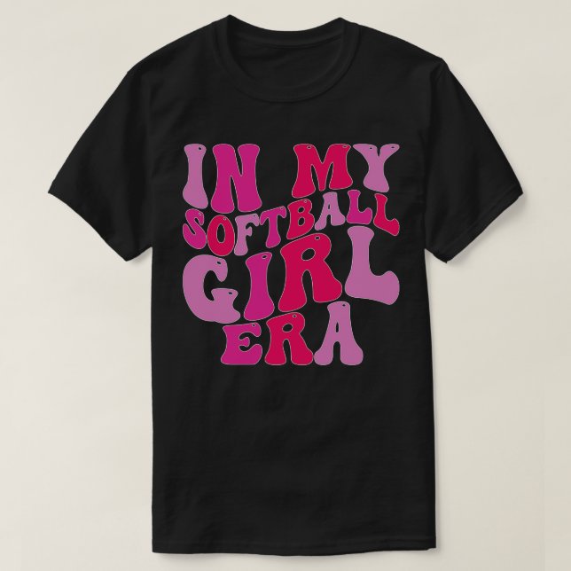 In My Softball Girl Era T-Shirt (Design Front)