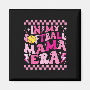 In My Softball Mama Era Funny Halloween Family Mat Magnet