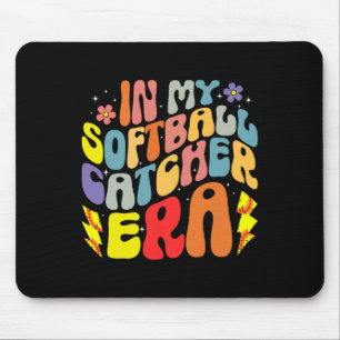 In My Softll Catcher Era Groovy Softll Lover Game Mouse Mat