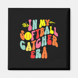 In My Softll Catcher Era Groovy Softll Player Game Magnet