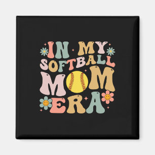 In My Softll Mom Era Groovy Softll Mama For Mother Magnet