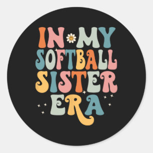 In My Softll Sister Era Classic Round Sticker