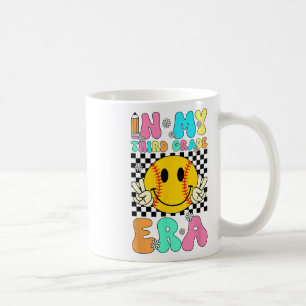 In My Softll Third Grade Era Retro Smile Face Firs Coffee Mug