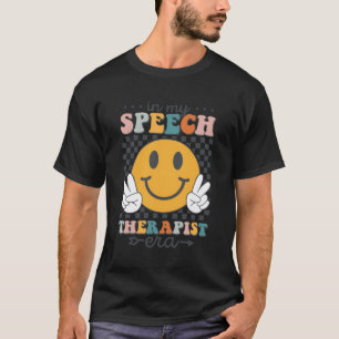 In My Speech Therapist Era Retro Slp Therapists Te T-Shirt