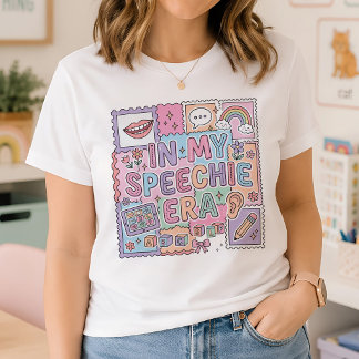 In My Speechie Era Pastel Speech Therapy T-Shirt