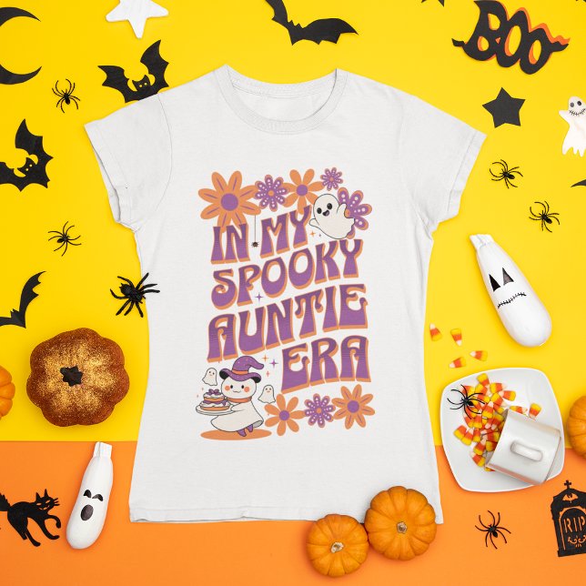 In My Spooky Auntie Era Retro Halloween            T-Shirt (Creator Uploaded)