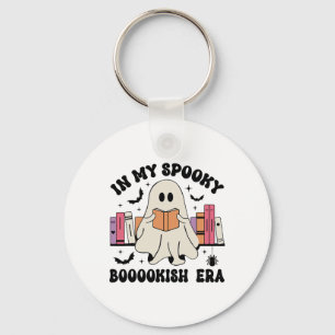 In My Spooky Bookish Era Ghost Books Halloween Rea Key Ring