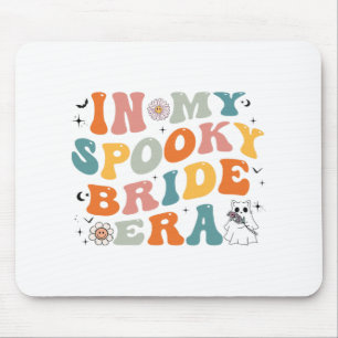 In My Spooky Bride Era Groovy Halloween Wedding Mouse Mat