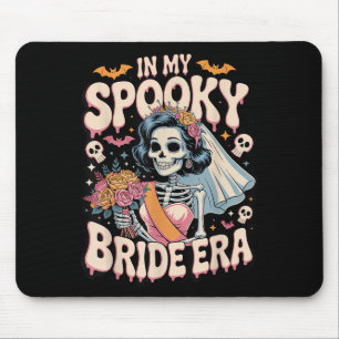 In My Spooky Bride Era Halloween Skeleton Wedding Mouse Mat