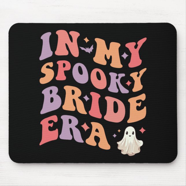 In My Spooky Bride Era Halloween Wedding Bride  Mouse Mat (Front)