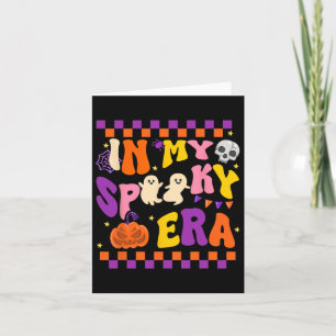 In My Spooky Era Cute Ghost Funny Halloween  Card