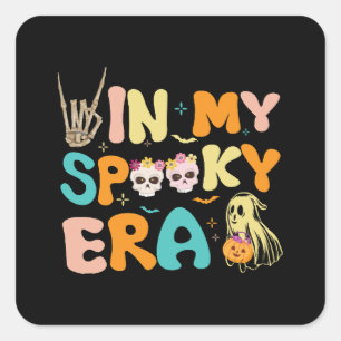 In My Spooky Era Spooky Season Halloween Square Sticker
