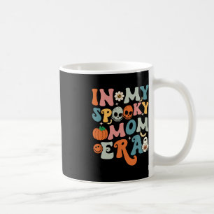 In My Spooky Mom Era Funny Halloween Women Groovy  Coffee Mug