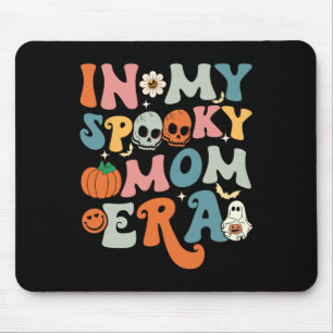In My Spooky Mum Era Fun Halloween Women Groovy Mouse Mat