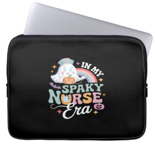 In My Spooky Nurse Era Halloween Trick Or Treat Es Laptop Sleeve
