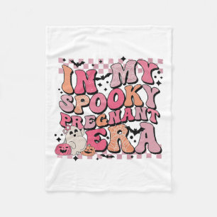 In My Spooky Pregnant Era Halloween Pregnancy Anno Fleece Blanket
