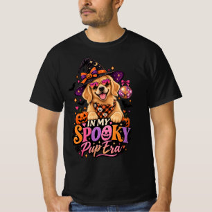 In My Spooky Pup Era Golden Retriever Halloween Wi T-Shirt