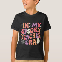 In My Spooky Teacher Era Ghost Halloween Retro Tea