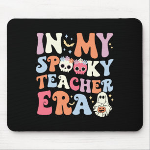 In My Spooky Teacher Era Halloween Groovy Witchy T Mouse Mat