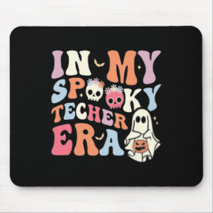 In My Spooky Teacher Era Retro Halloween Mouse Mat