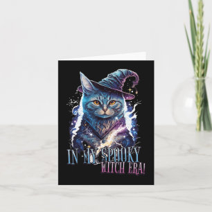 In My Spooky Witch Era Halloween Cat Costume 2023  Card