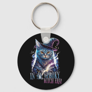 In My Spooky Witch Era Halloween Cat Costume 2023 Key Ring