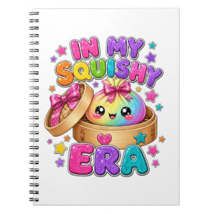 In My Squishy Era Viral Dumpling Squishy Sparkly Notebook