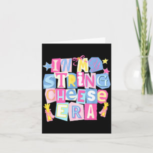 in My String Retro Cheese Era Mum Women Mothers Card