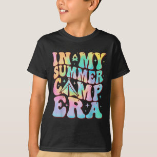 In My Summer Camp Era Groovy Tie Dye For Summer Ca T-Shirt