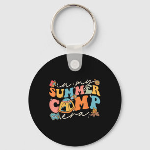 In My Summer Camp Era Retro Summer Camper Women Gi Key Ring