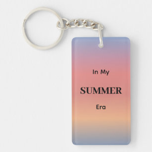 In My Summer Era Gradient Sunrise Colour Acrylic Key Ring