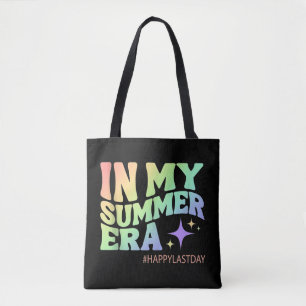 In My Summer Era Happy Last Day of School Teacher Tote Bag