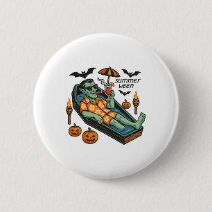 In My Summerween Vibes Era Funny Summer Vacation O 6 Cm Round Badge