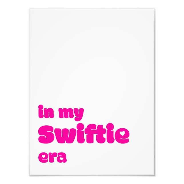 In my Swiftie era poster (Front)