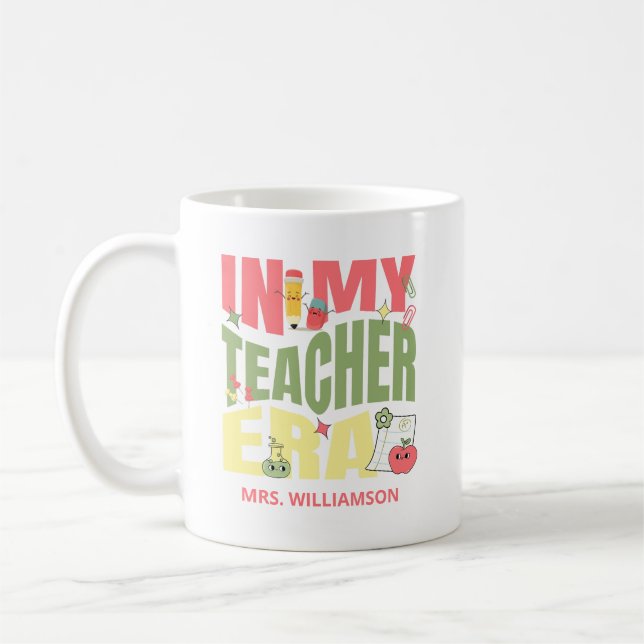 In My Teacher Era Back To School Mug (Left)