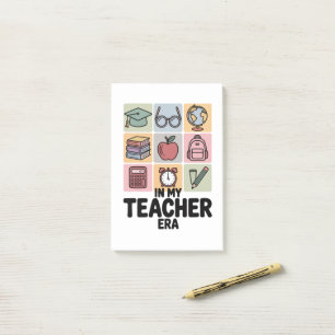 In My Teacher Era Kindergarten Teacher Life Post-it Notes